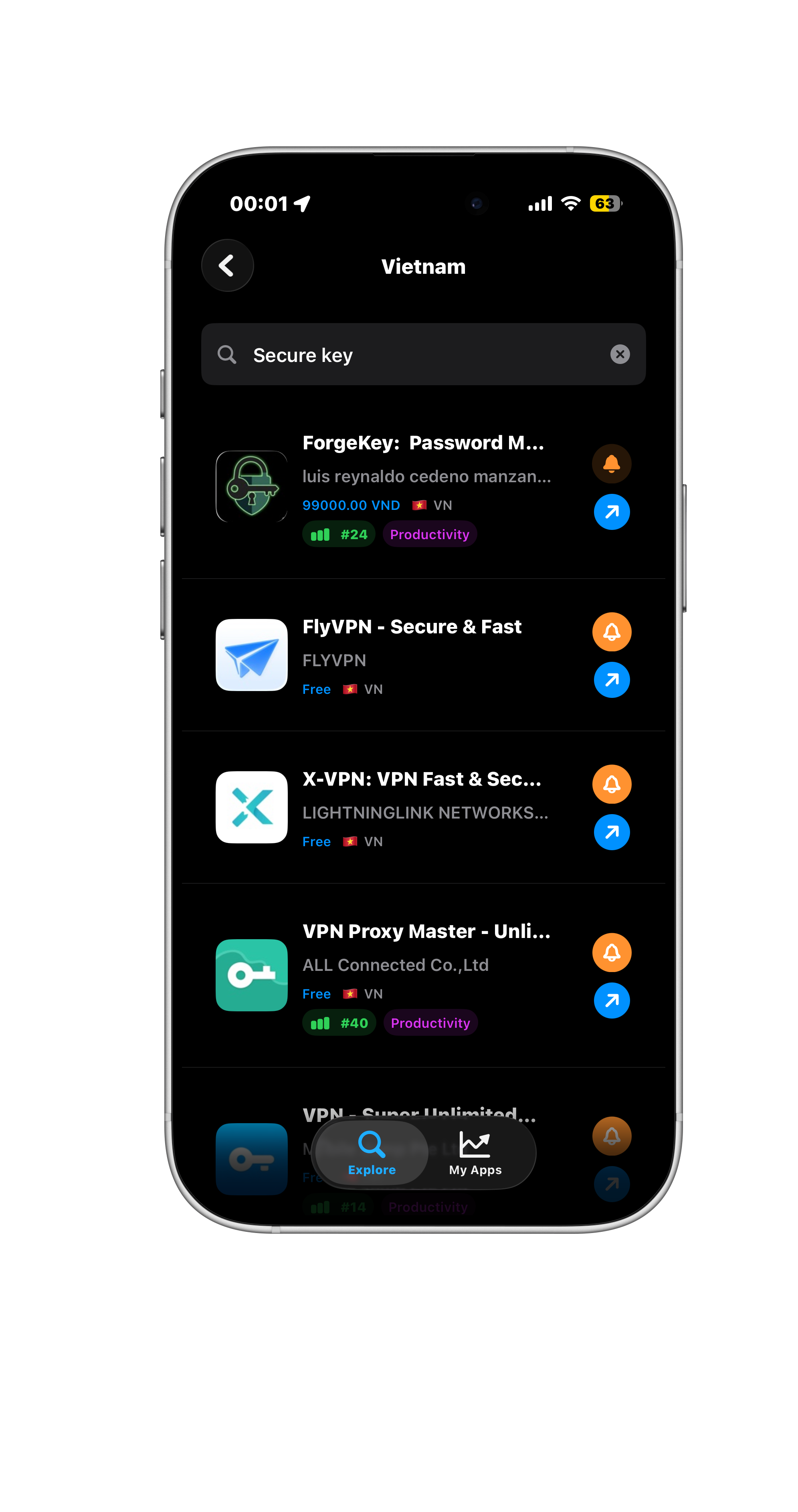 RankingCheck App Interface